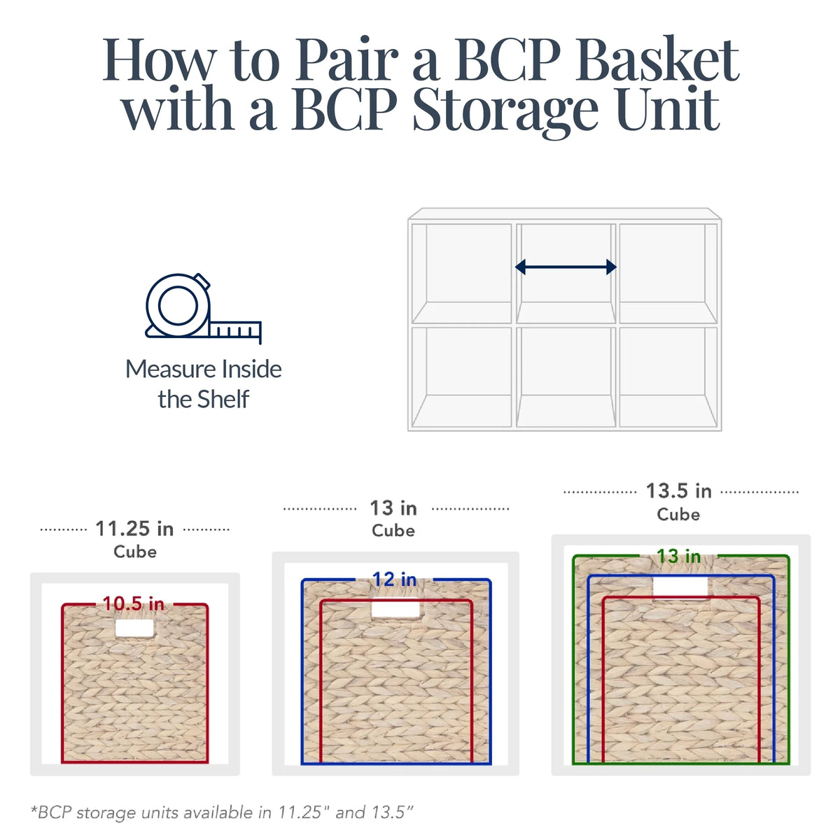 Best Choice Products 12x12in Hyacinth Baskets, Set of 5 Multipurpose Collapsible Organizers w/ Inserts - Natural