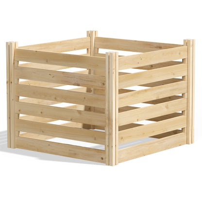 Greenes Fence 173.92 Gal Beige Wood Multi-Stage Composting Bin