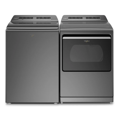 Whirlpool 7.4 cu ft Chrome Shadow Electric Top Load Clothes Dryer