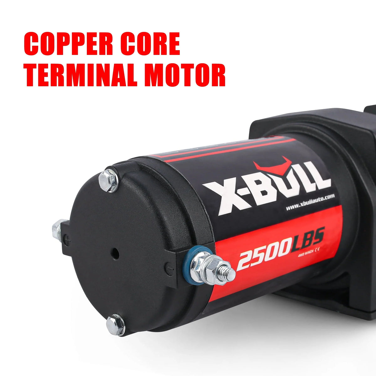 X-BULL Electric Winch 12V 2500LBS/1134KGS Steel Cable Wireless ATV UTV 4WD Boat