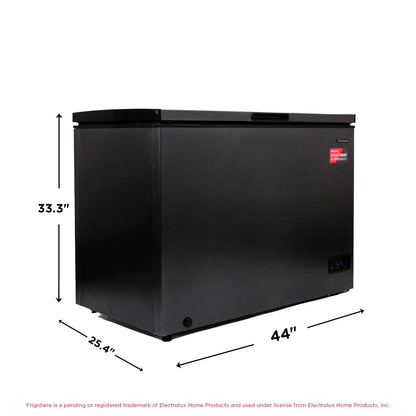 Frigidaire, 5.0 Cu. ft. Chest Freezer, Black Granite Design