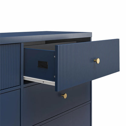 CosmoLiving by Cosmopolitan Elizabeth 6-Drawer Dresser, Navy