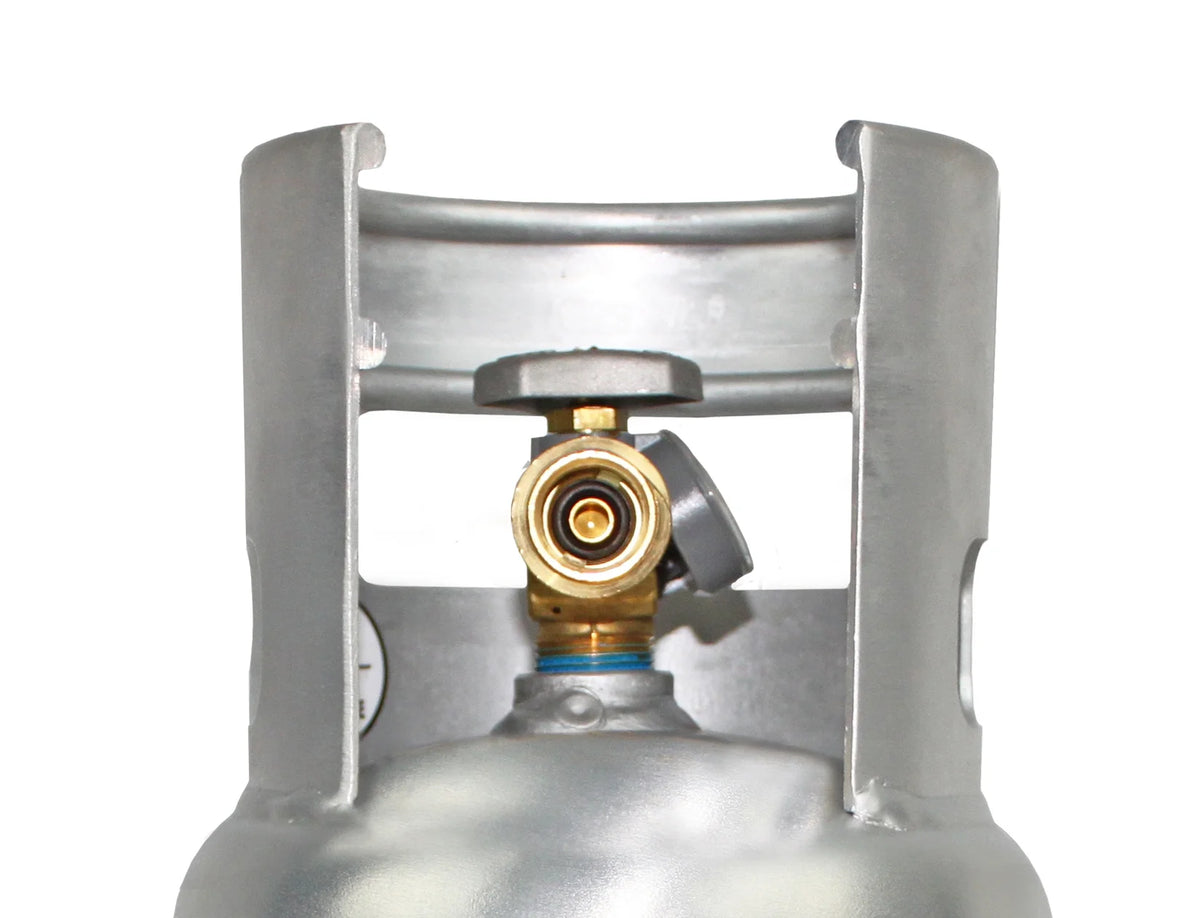 Flame King 5LB Aluminum Propane Tank with Gauge & OPD Valve, Corrosion-Resistant and Rust-Free