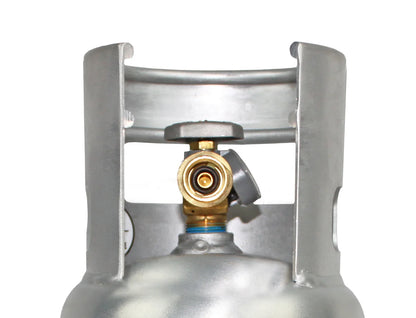 Flame King 5LB Aluminum Propane Tank with Gauge & OPD Valve, Corrosion-Resistant and Rust-Free
