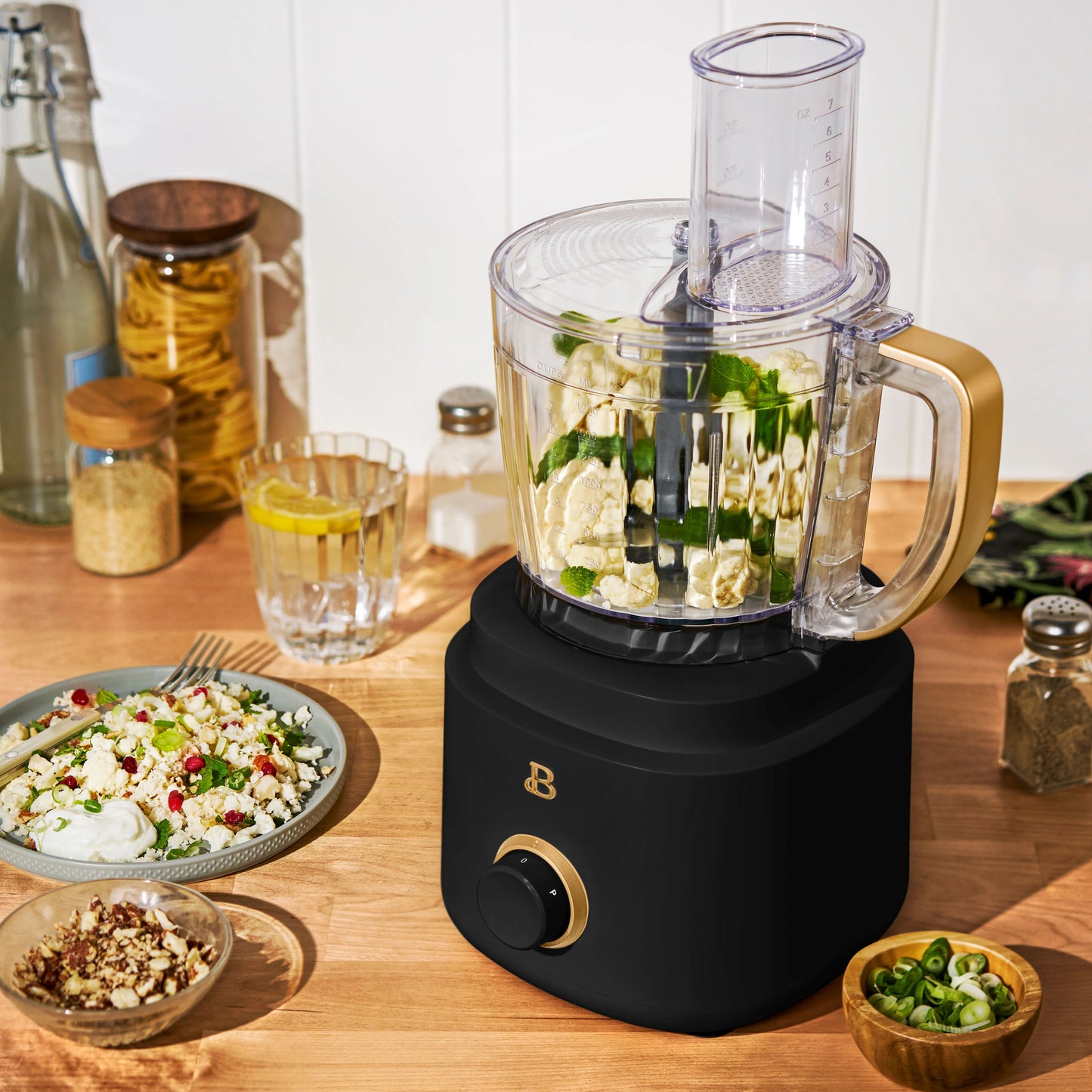 Beautiful 10-Cup Food Processor with Accessories, White Icing by Drew Barrymore