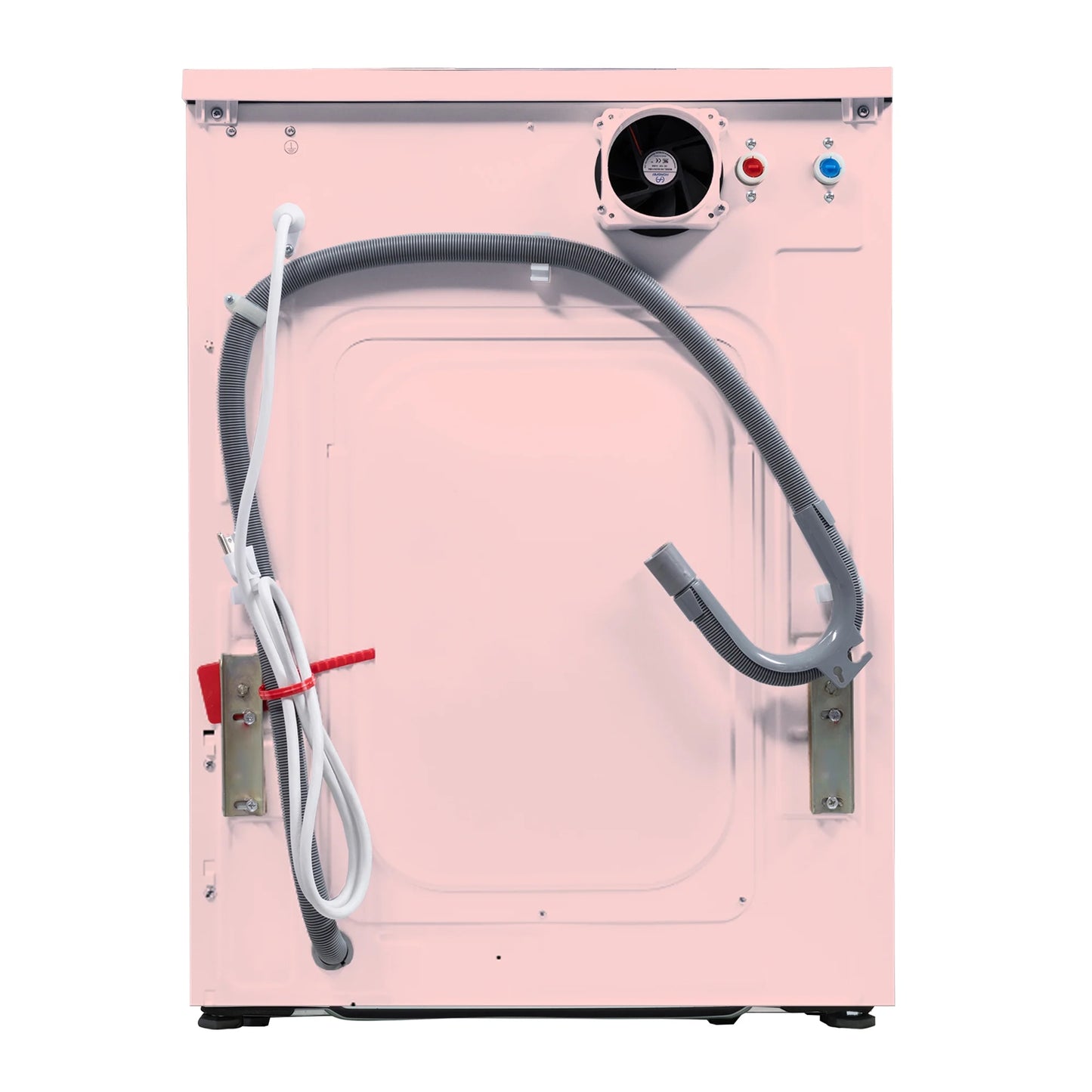 Equator All-in-One Washer Dryer VENTLESS/VENTED PET cycle 1.62cf/15lbs 110V in Pink