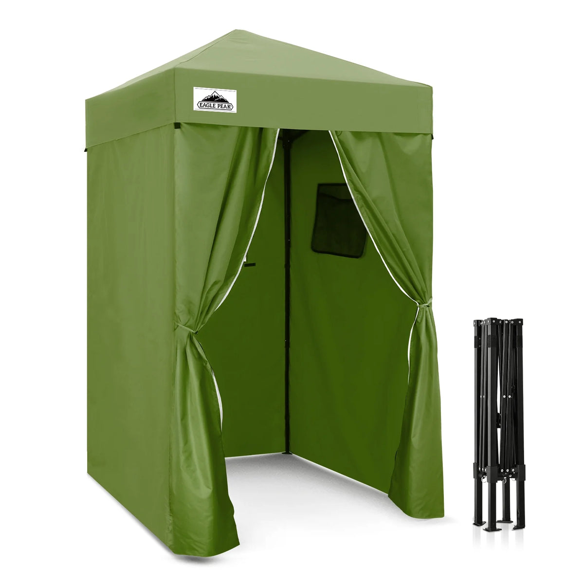 EAGLE PEAK Flex Ultra Compact 4 ft x 4 ft Pop-up Changing Room Canopy, Portable Privacy Cabana