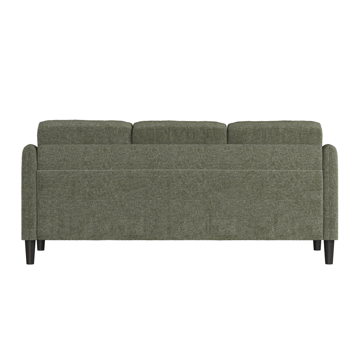 Mainstays Westley Swoop Arm Sofa, Burnt Orange