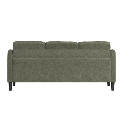 Mainstays Westley Swoop Arm Sofa, Burnt Orange