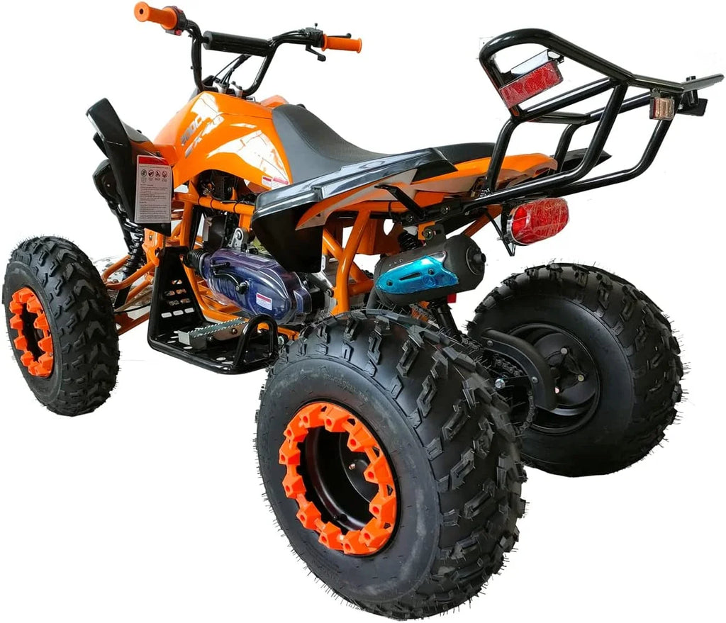X-Pro Brand New 200cc Gas ATV, Automatic Transmission with Reverse LED Headlights Big 23"/22" Tires