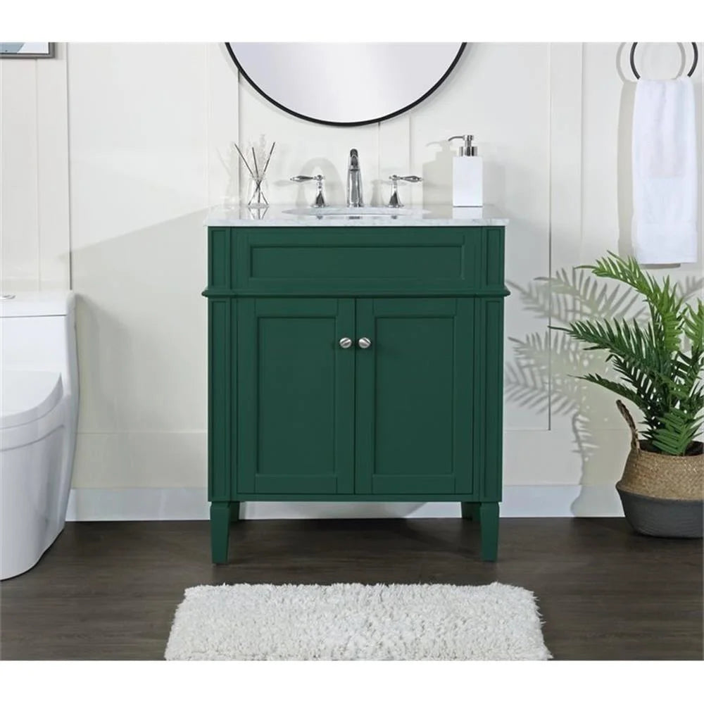 Elegant Kitchen and Bath 30 inch Single bathroom vanity in Grey