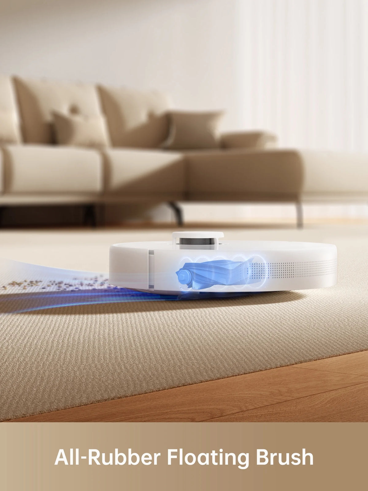Dreame C20 Plus Robot Vacuum and Mop with Self Emptying Base for 90 Days of Cleaning, 6000 Pa Suction and LiDAR Navigation, Obstacle Avoidance, Wi-Fi Connected