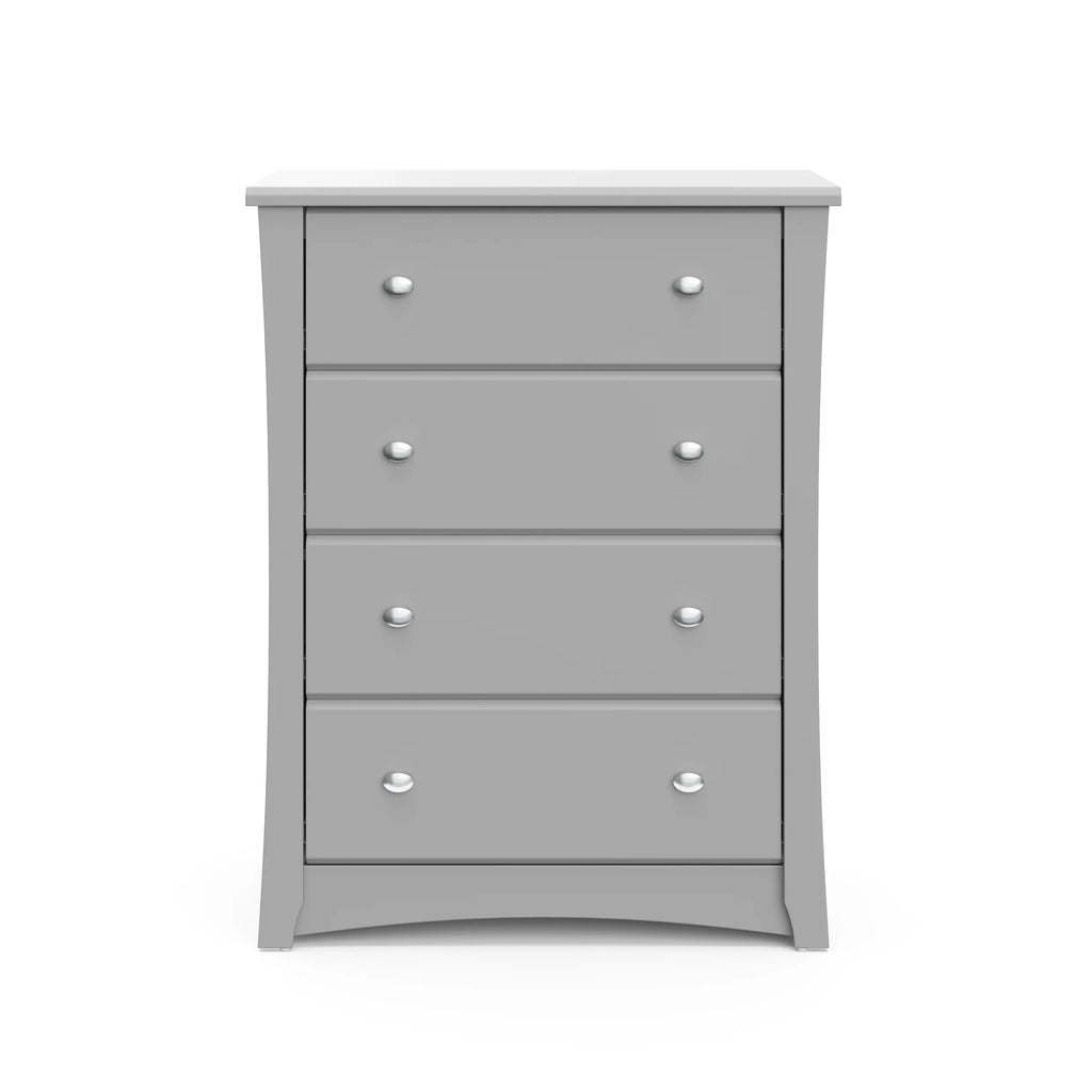 Storkcraft Crescent 4 Drawer Childrens Nursery Dresser, Espresso