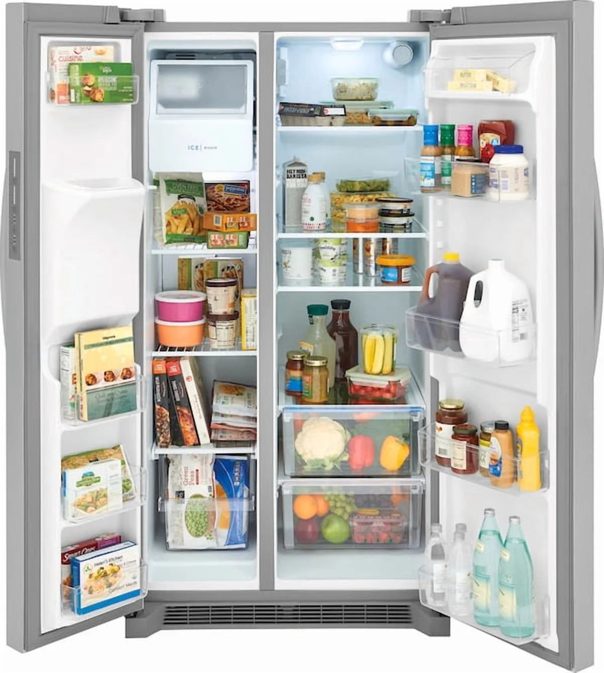 Frigidaire FRSS2623AS 26 Cu. Ft. 36" Standard Depth Side-by-Side Refrigerator, Energy Star Certified, Stainless Steel