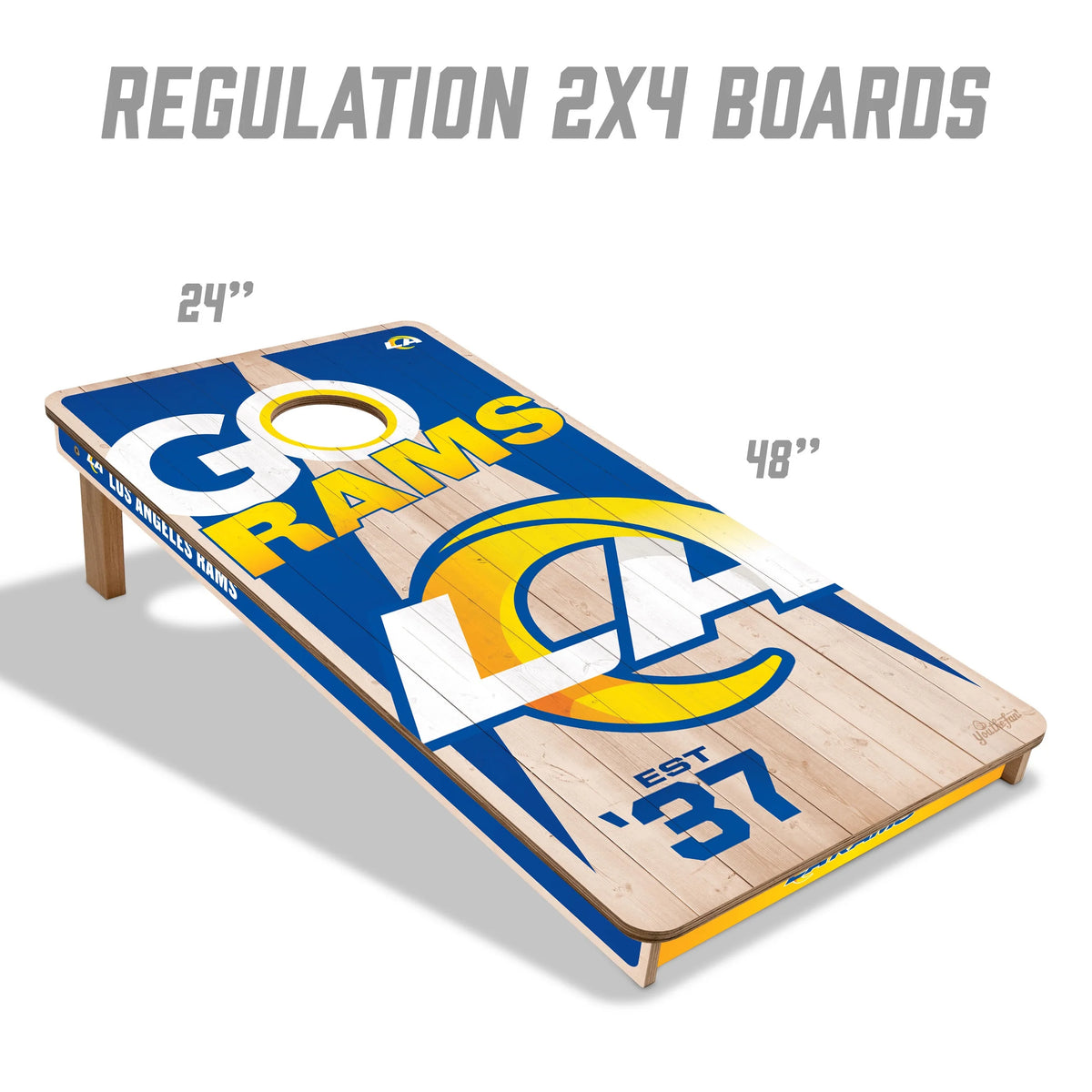 YouTheFan NFL Buffalo Bills 2' x 4' Cornhole Game