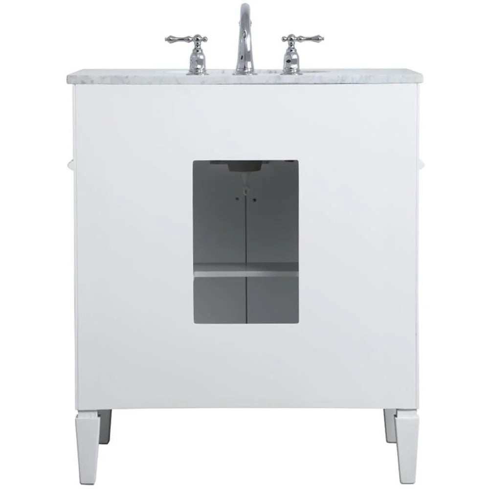 Elegant Kitchen and Bath 30 inch Single bathroom vanity in Grey