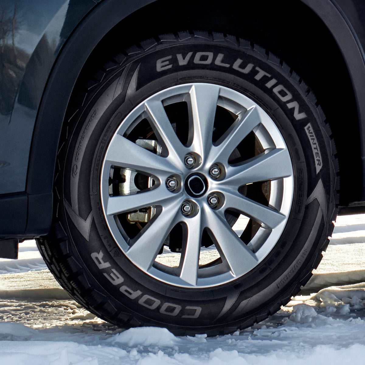 Cooper Evolution Winter Winter 225/55R17 97T Passenger Tire Fits: 2016-19 Chevrolet Malibu Hybrid. 2015 Chevrolet Malibu LT
