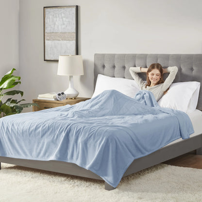 Serta Gray Polyester  Electric Blanket, Queen