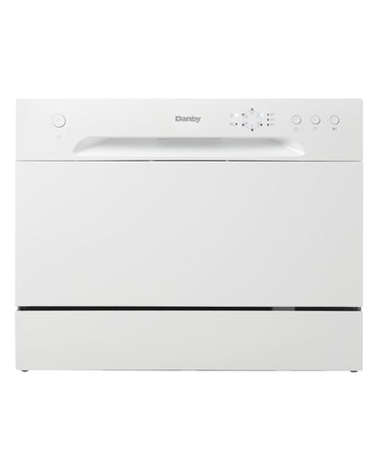 Danby 6 Place Setting Countertop Dishwasher in White (DDW621WDB)