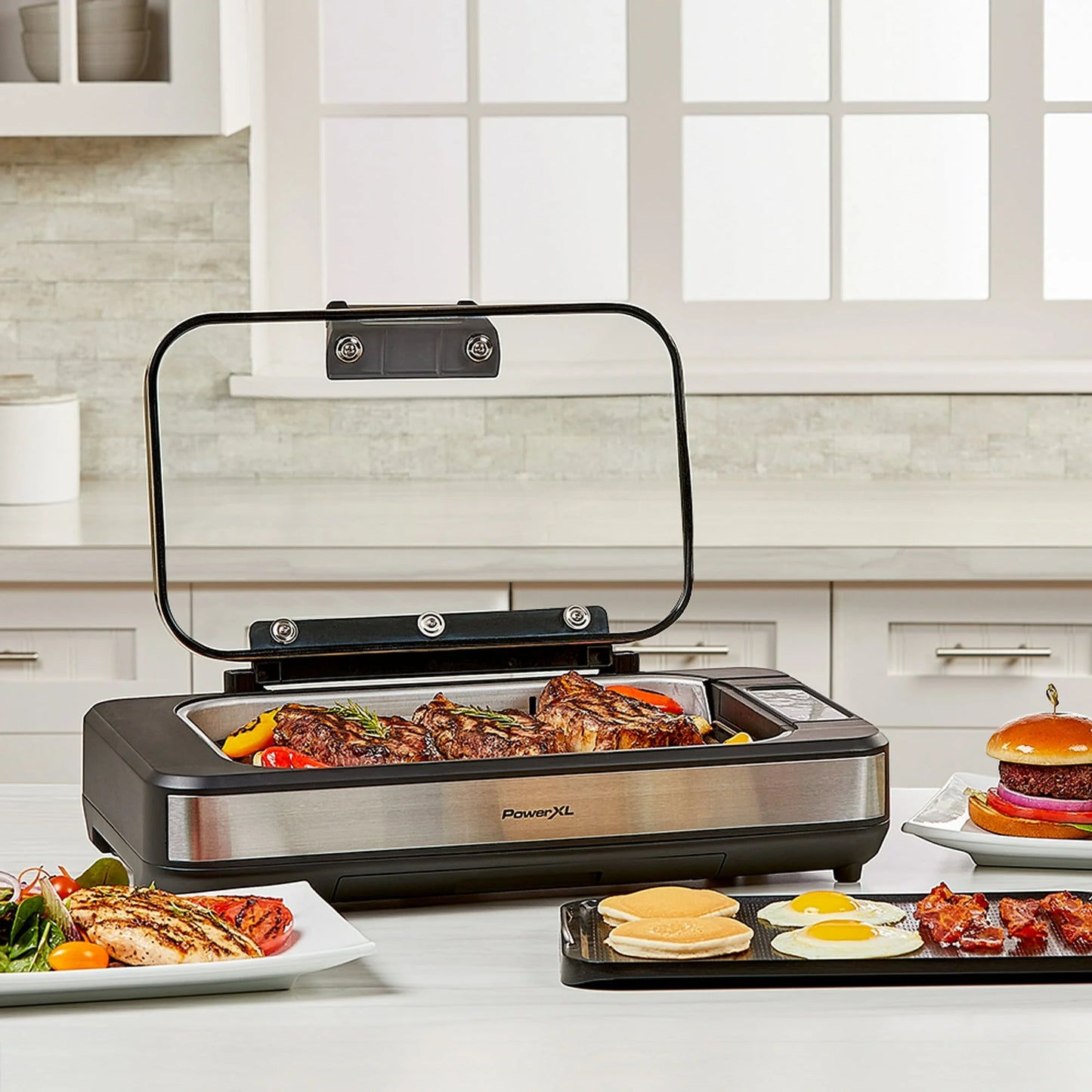 PowerXL Smokeless Grill Elite, AirFlow Technology, Smoke Capture Fan