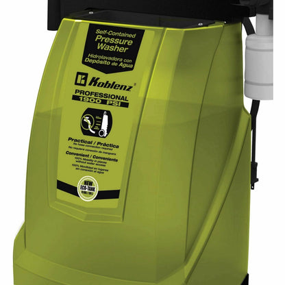 Koblenz Electric Pressure Washer With self contained water tank - Green