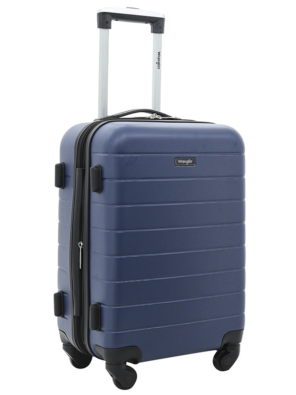 Wrangler 3 Piece Luggage Set with Cup Holder and USB Port, Olive Green