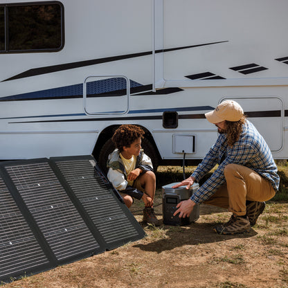 EcoFlow DELTA 2 Max Portable Solar Generator Combo with 2-piece 220W Solar Panel