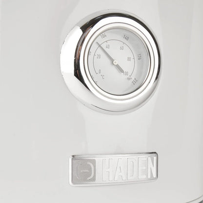Haden Dorset 1.7 Liter Electric Water Kettle with Base, Putty & Chrome