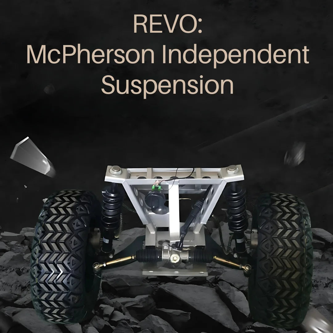 Revolution Outdoors E4X 6-Seater 60V Lithium Ion Golf Cart for Outdoor