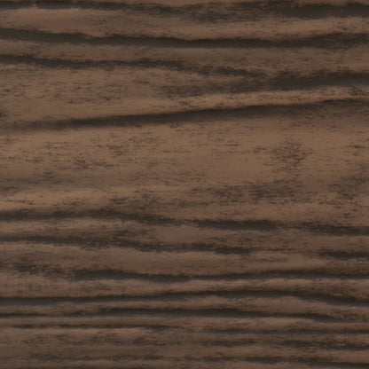 Ekena Millwork 3 1/2"W x 3 1/2"H x 120"L 3-Sided (U-Beam) Mena HeritageTimber Faux Wood Ceiling Beam, Kona Brown