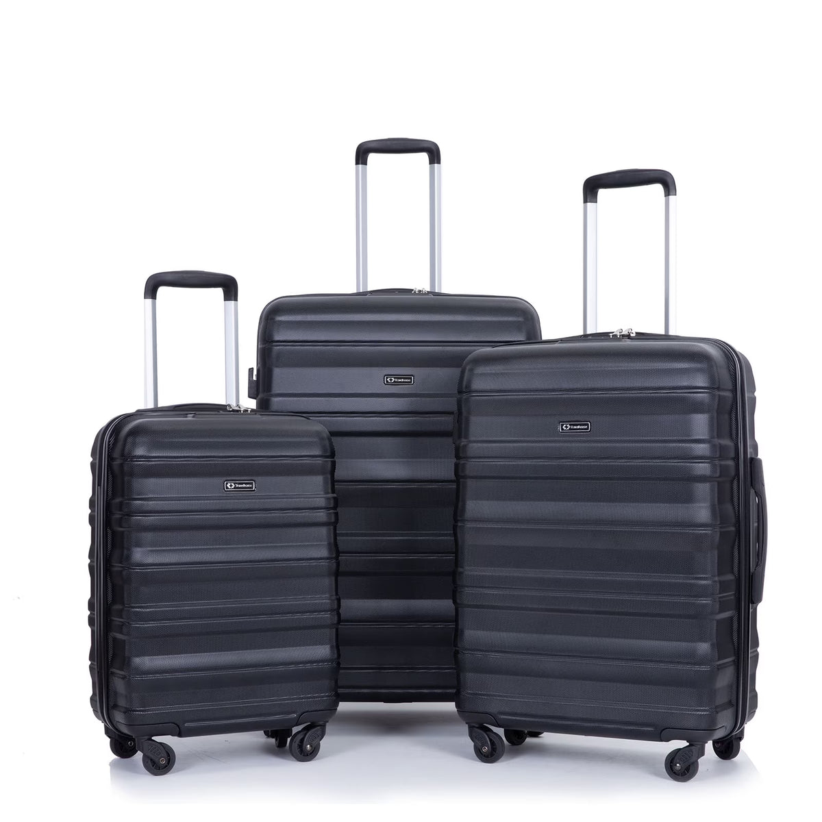 Tripcomp Hardside Luggage Set 3-Piece Set (21/25/29) Lightweight Suitcase 4-Wheeled Suitcase Set(Purple)