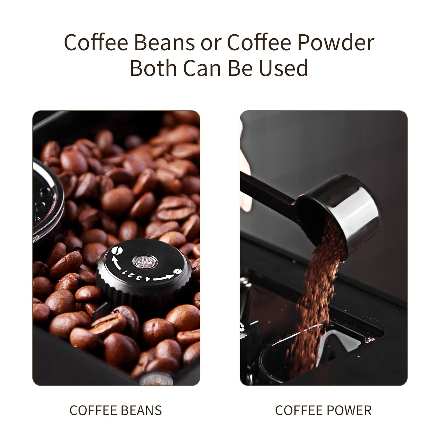 Hipresso CM-1001 Programmable Super-automatic Espresso Coffee Machine with Large 7 inches HD TFT Display