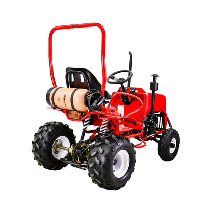 Massimo Mini Tractor 110cc 2WD Gas Go Kart �C Kids & Youth Ride-On Utility Vehicle �C Green
