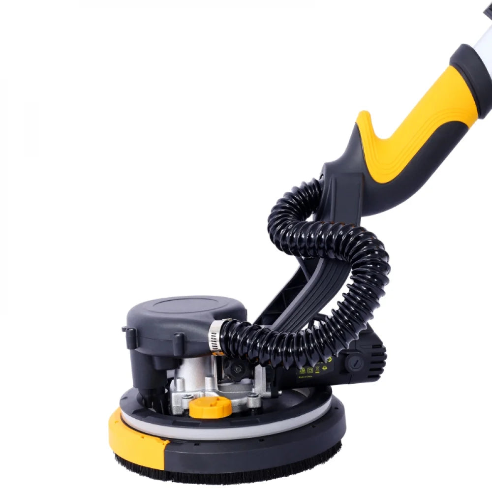 Drywall Sander, 780W Electric Drywall Sander with Vacuum Dust Collection  6.5A Motor Dustless Floor Sander with Variable Speed 900-1800RPM, LED Light, Extendable & Foldable Handle,