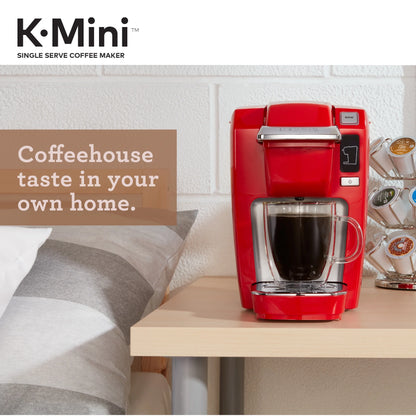Keurig K-Mini K15 Single-Serve K-Cup Pod Coffee Maker, Chili Red