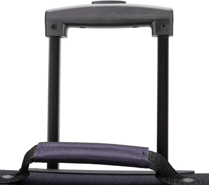 U.S. Traveler Aviron Bay Expandable Softside Luggage with Spinner Wheels, Navy, 31" Checked Large