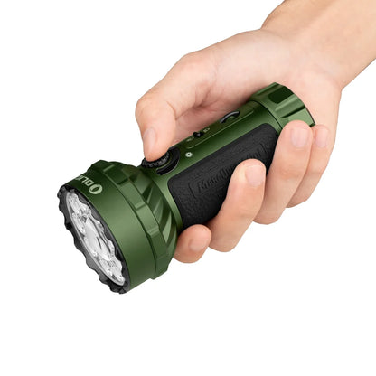 OLIGHT Marauder Mini 7,000 Lumens Bright Flashlight with 600 Meters Beam Distance, Powerful RGB Lights, Magnetic Rechargeable for Outdoors Work, Hunting, and Searching(Black)