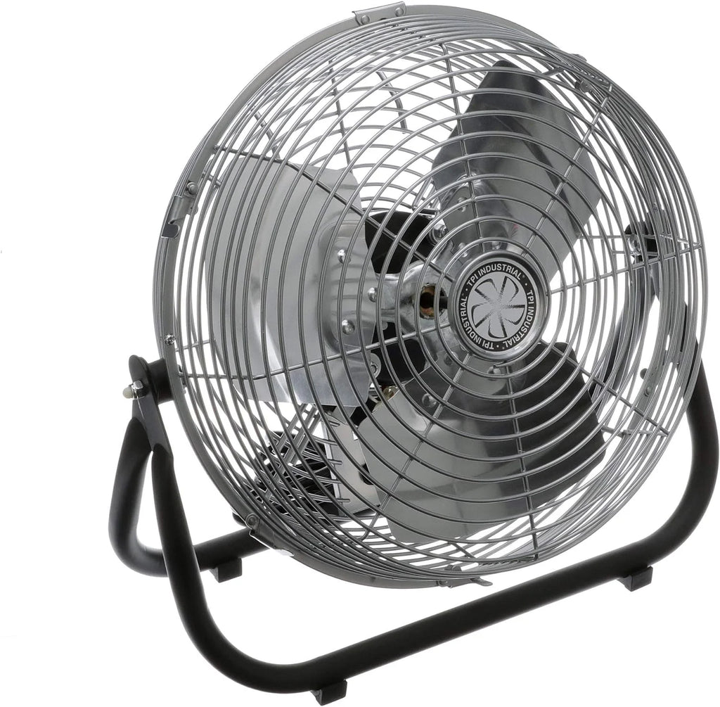 TPI 1-Phase, 120V 12" Industrial Floor Fan 1/12 HP