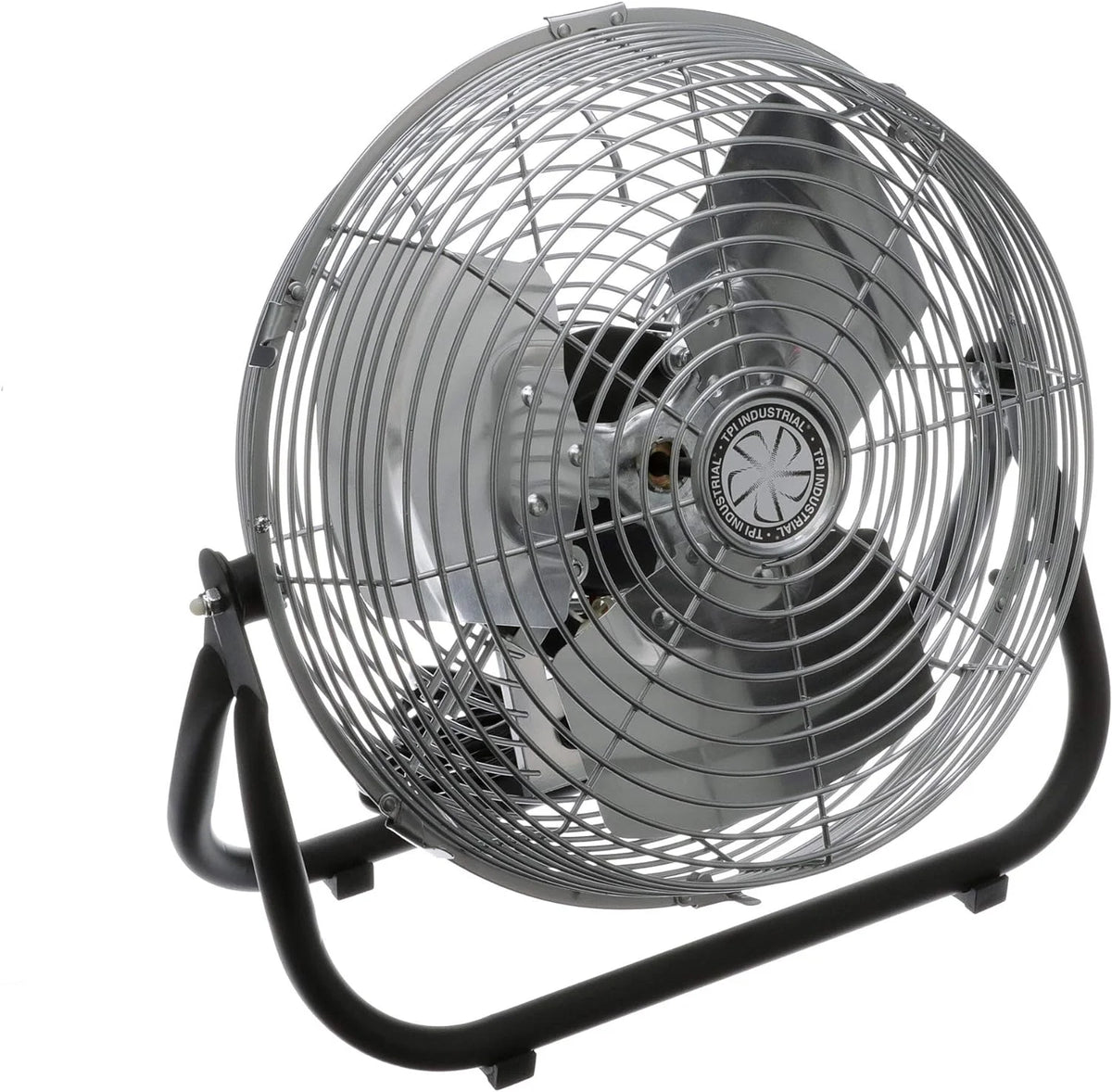 TPI 1-Phase, 120V 12" Industrial Floor Fan 1/12 HP