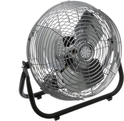 TPI 1-Phase, 120V 12" Industrial Floor Fan 1/12 HP
