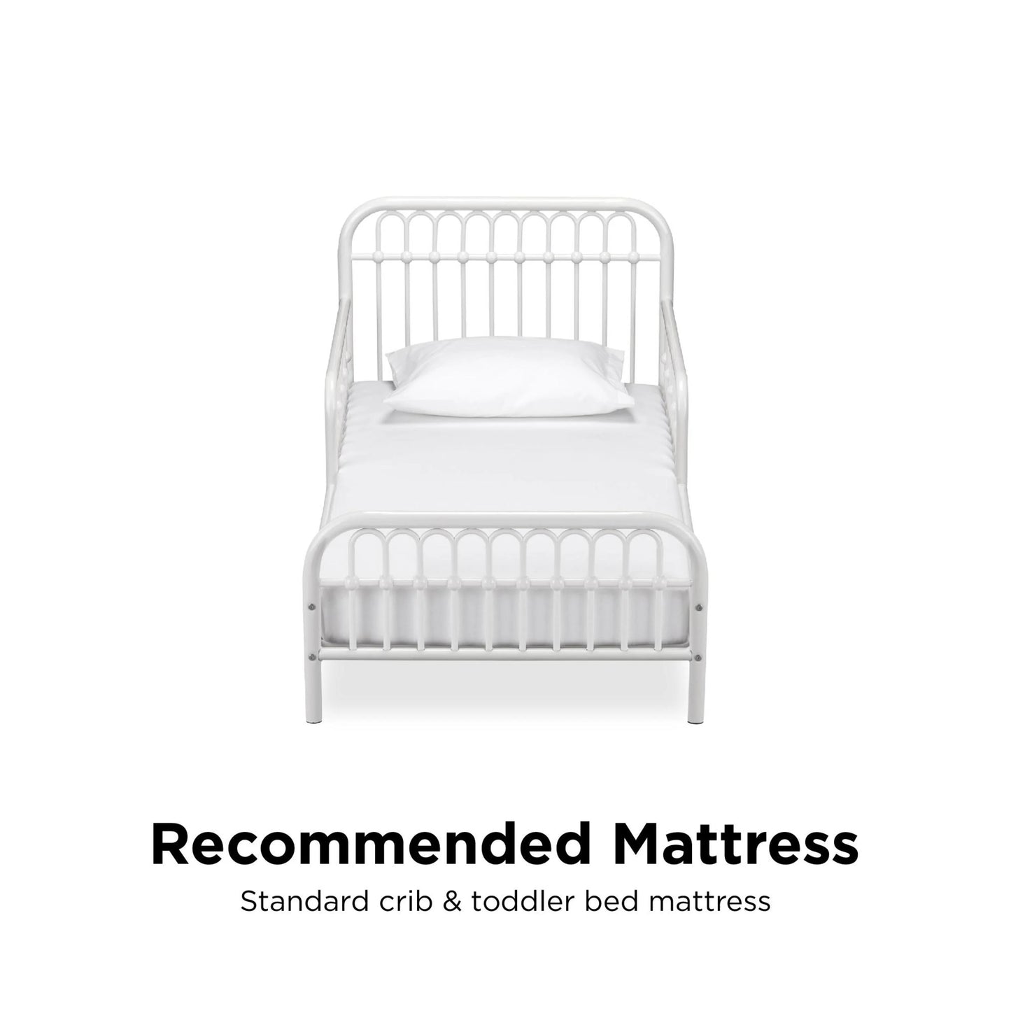 Little Seeds Monarch Hill Ivy Metal Toddler Bed, Gold