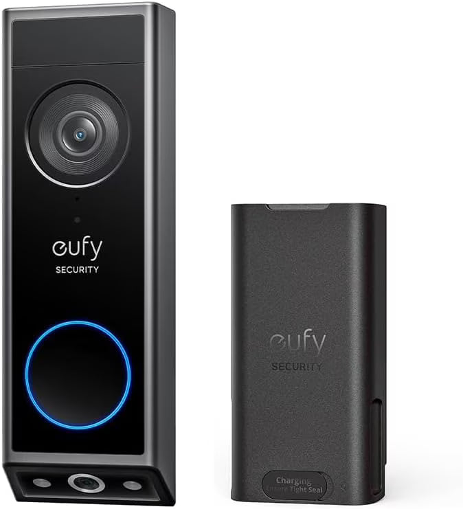 eufy Security Video Doorbell E340, Dual Cameras with Delivery Guard, 2K Camera