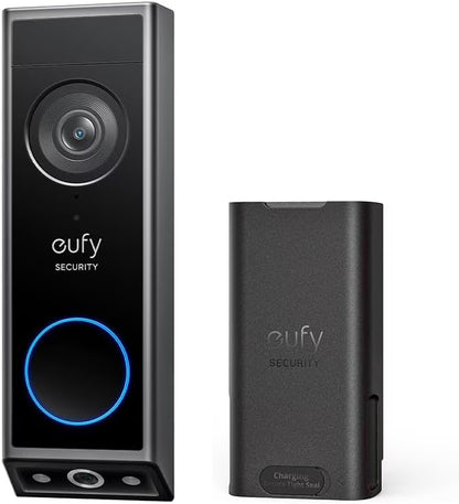 eufy Security Video Doorbell E340, Dual Cameras with Delivery Guard, 2K Camera