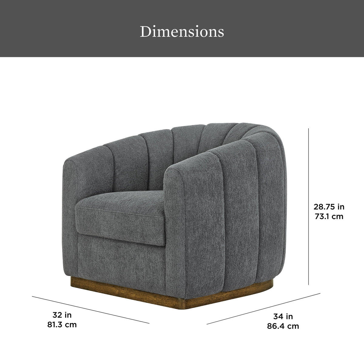 Better Homes & Gardens Lillian Accent Swivel Chair, Cream Linen