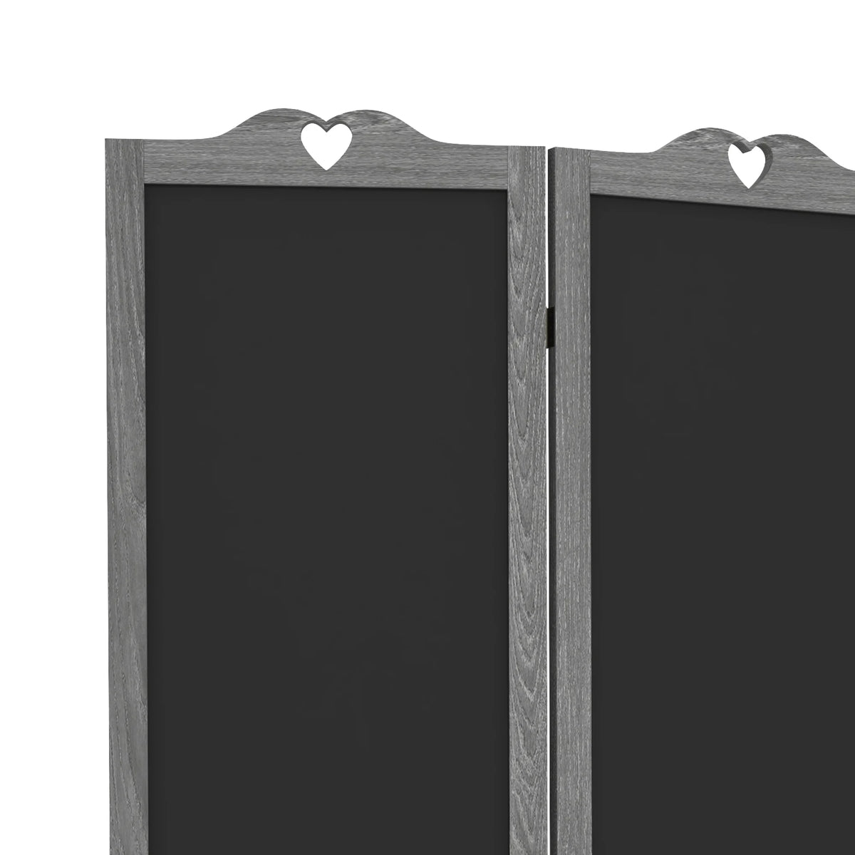 HOMCOM 5.5' 4 Panel Room Divider, Indoor Privacy Screens for Home, Brown