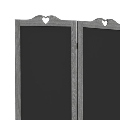 HOMCOM 5.5' 4 Panel Room Divider, Indoor Privacy Screens for Home, Brown
