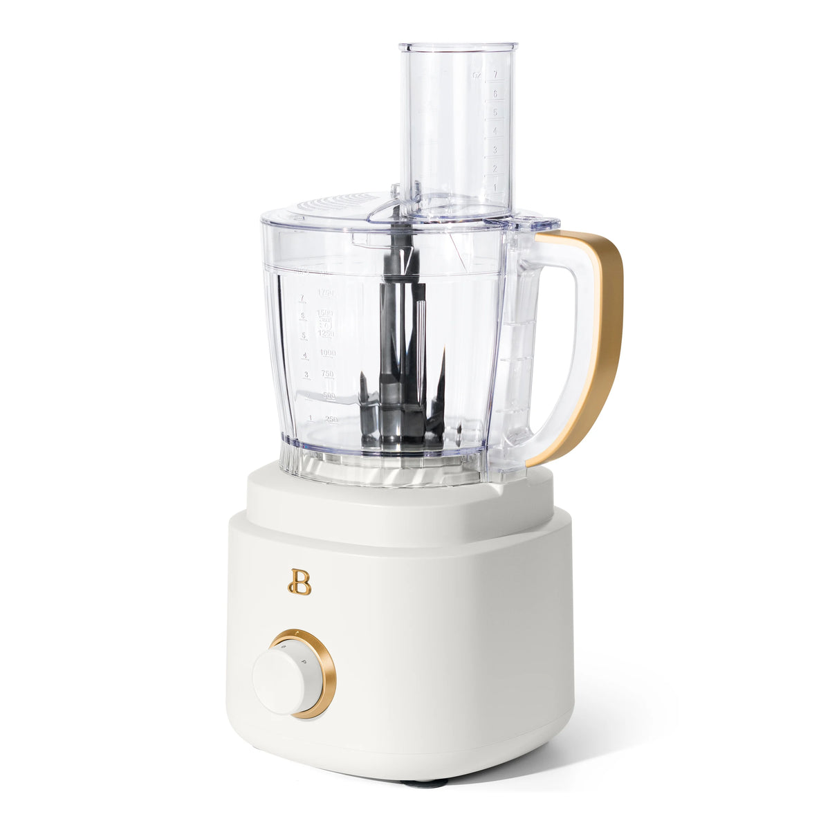 Beautiful 10-Cup Food Processor with Accessories, White Icing by Drew Barrymore