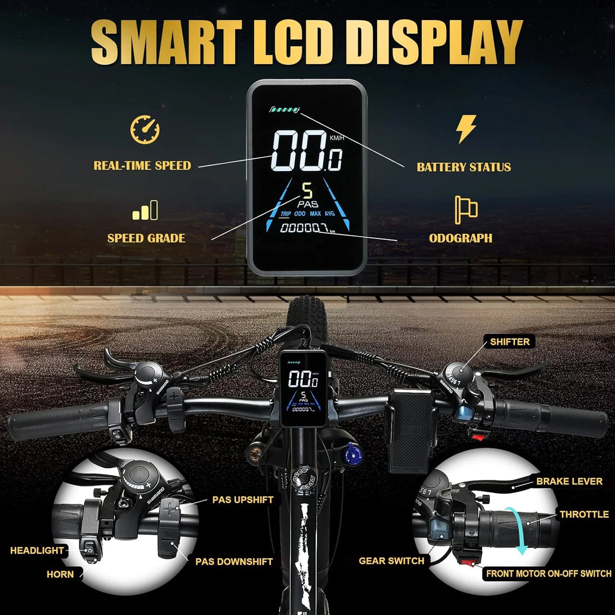 KETELES Electric Bike for Adults, Peak 4000W Dual Motor Ebike��26" Fat Tire Electric Mountain bike,  48V 23AH Removable Battery UL 2849.