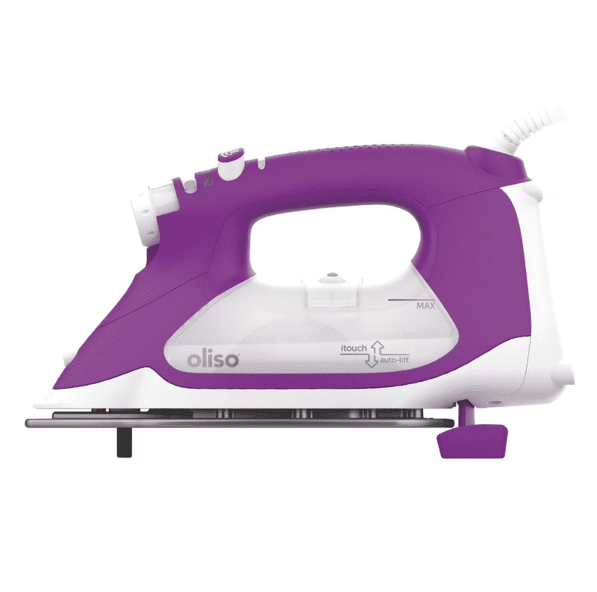 Oliso TG1600 Pro Plus 1800 Watt SmartIron with Auto Lift - for Clothes, Sewing, Quilting and Crafting Ironing | Diamond Ceramic-Flow Soleplate Steam Iron, Yellow