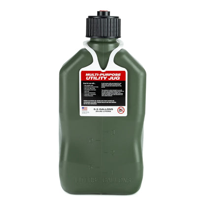 VP Racing 3842-CA, 5.5-Gallon Square Motorsport Jug Camo (3 Pack), w/Utility Jug Battery Powered Fuel Transfer Pump (1 Pack)